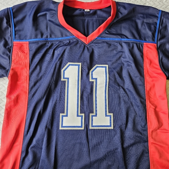 Drew Bledsoe Autographed Buffalo Bills Football Jersey Size XL - Picture 2 of 14